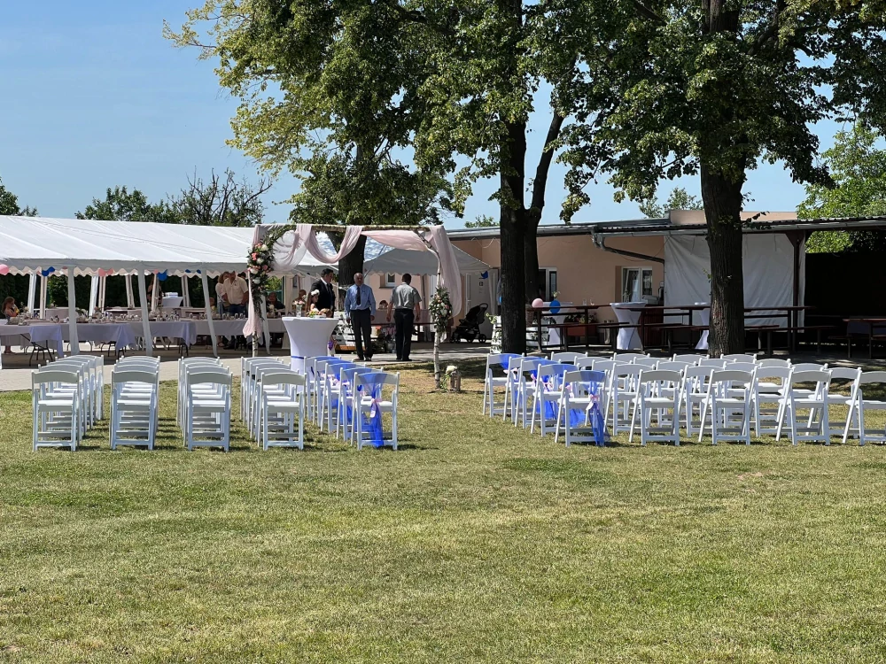 Skládací židle svatební